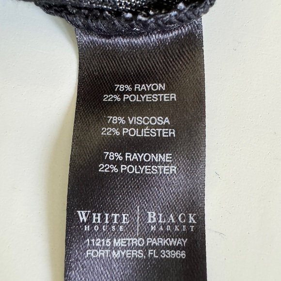 WHITE HOUSE BLACK MARKET BLOUSE XS - Picture 6 of 6